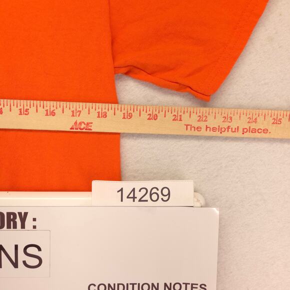 Queen Band Crew Neck Graphic Short Sleeve T Shirt Mens Size Medium M Orange - Picture 7 of 9